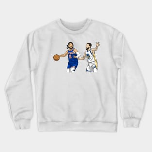 Jalen Brunson Vs Steph Curry Crewneck Sweatshirt